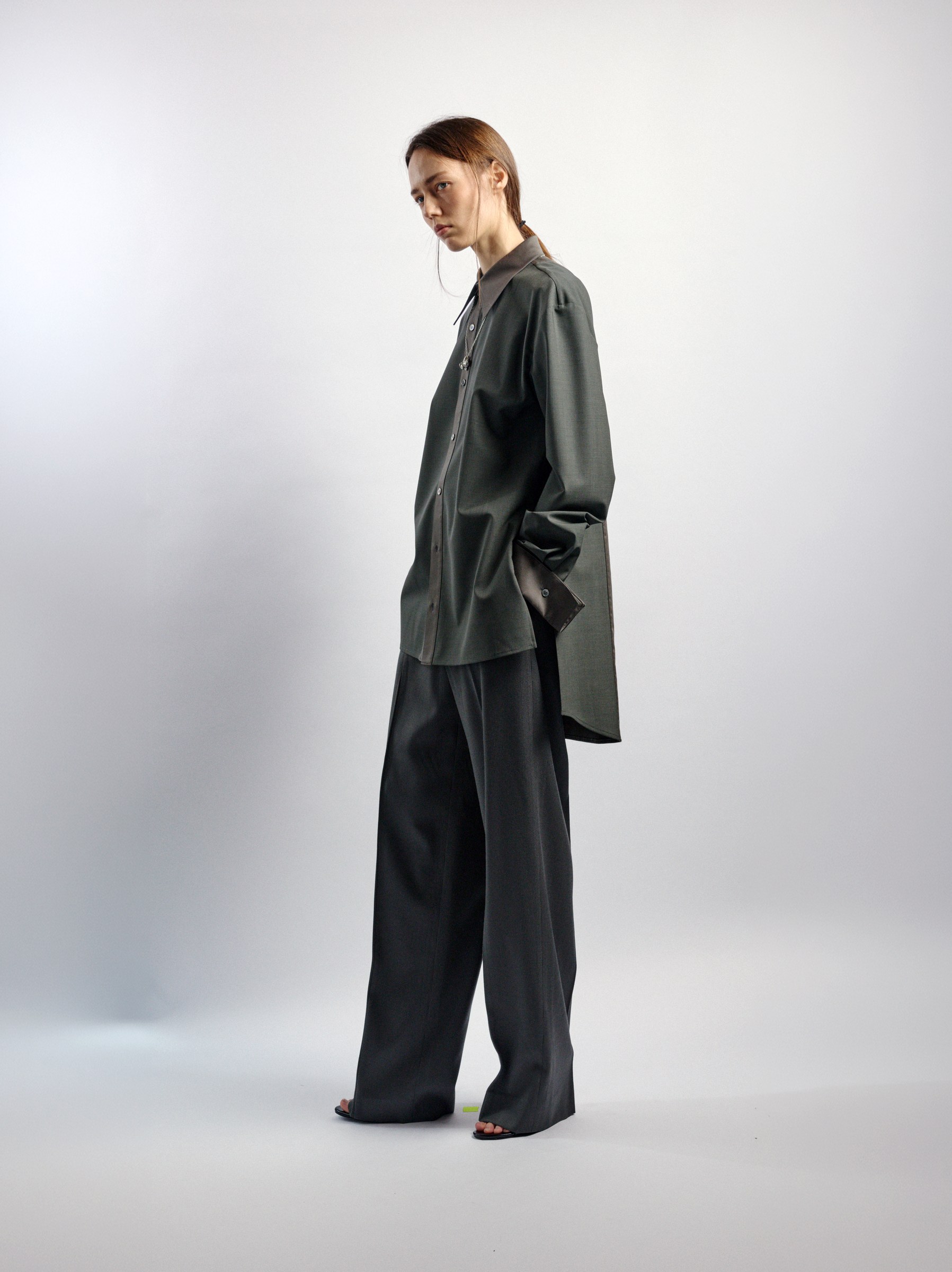 Bicolour Shirt, ANTHRACITE