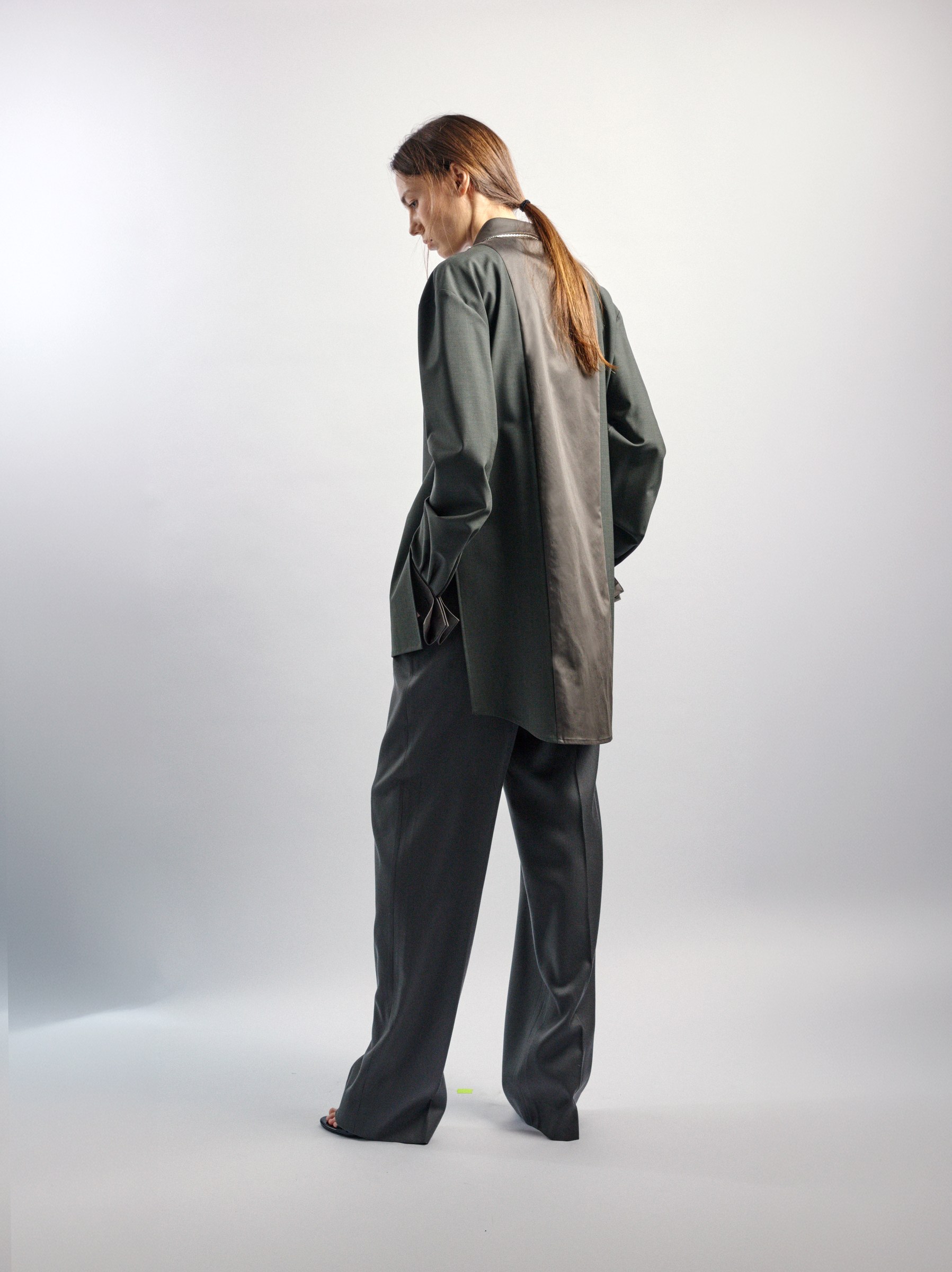 Bicolour Shirt, ANTHRACITE