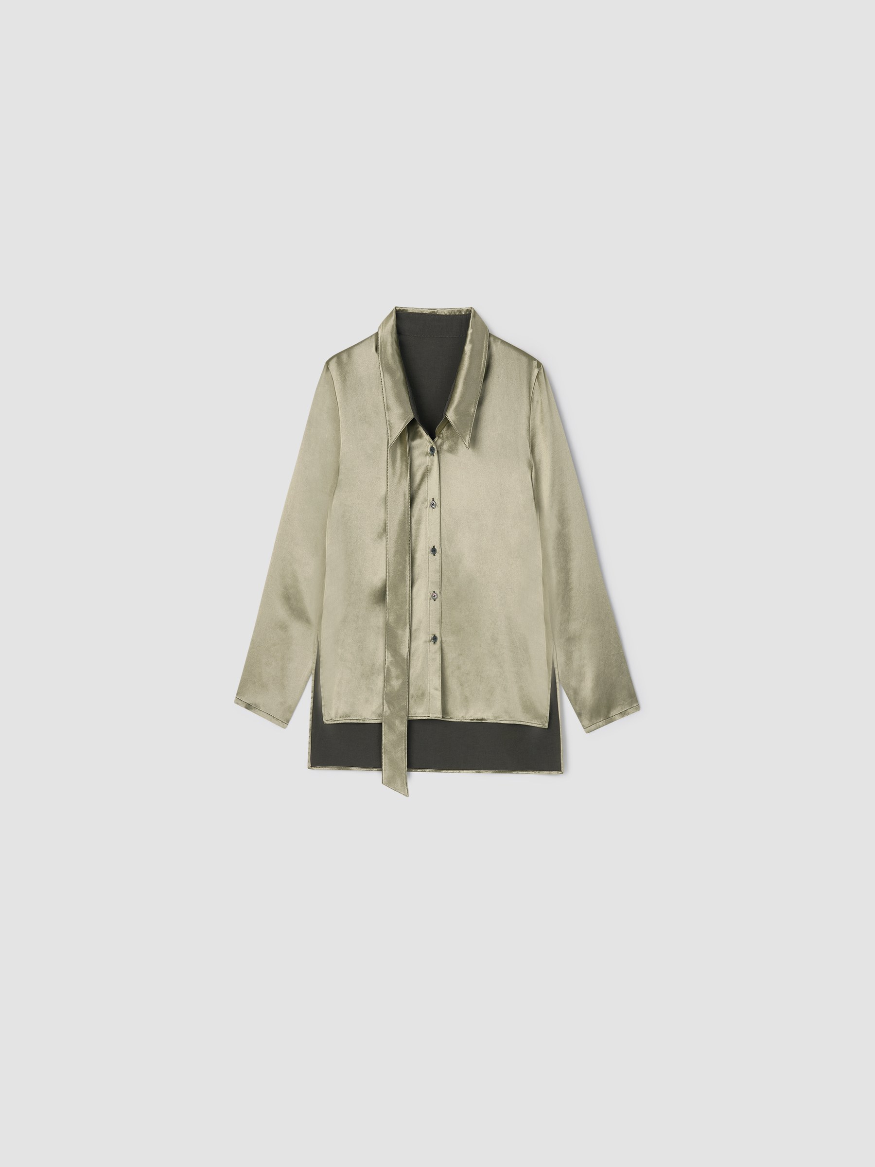 Low V Tie Shirt, TEA
