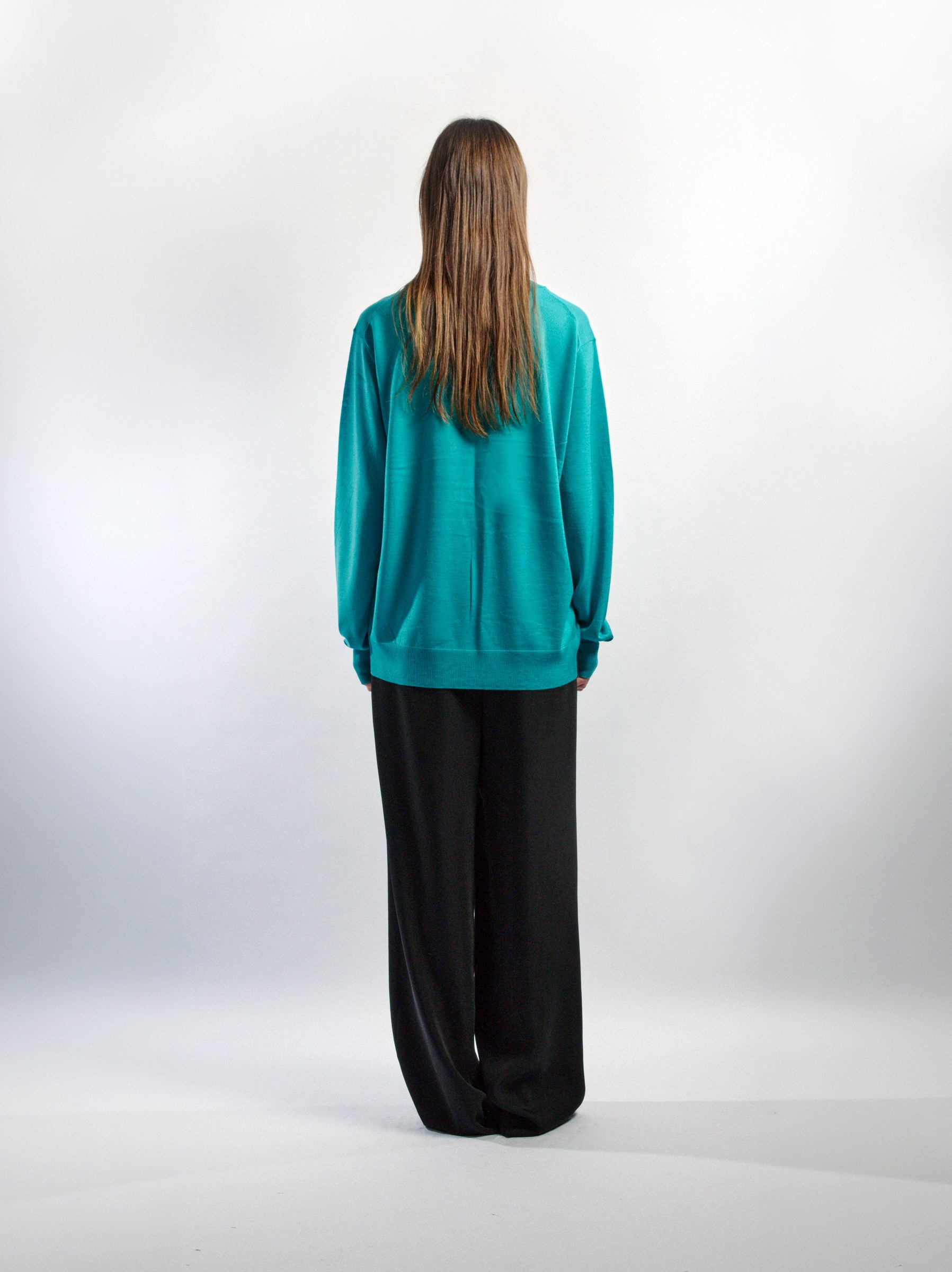 Crew Neck Pull, LAPIS